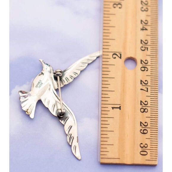 Vintage Sterling Seagull Nautical Pin Brooch by Beau Sterling - S13 - Picture 2 of 2